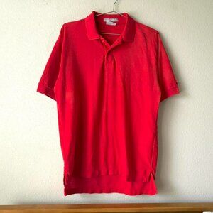 Levi's 70s Vintage Red Orange Single Stitch Polo Shirt Large